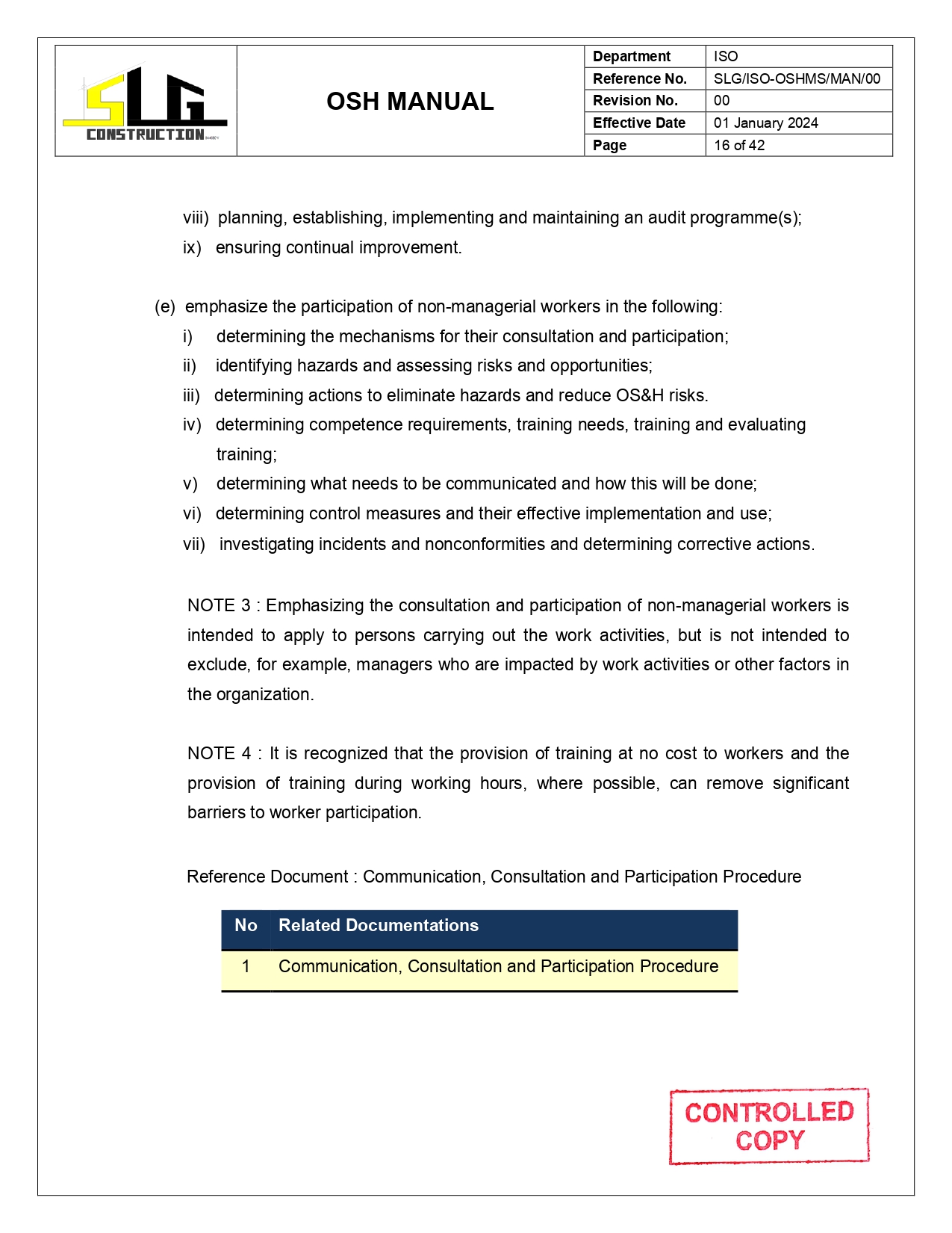 OSH Manual Page 18